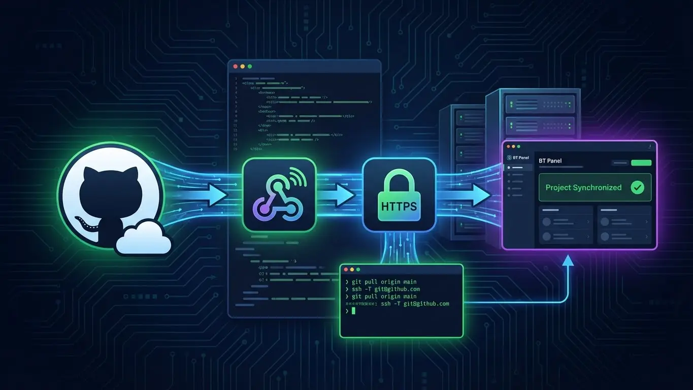 宝塔+Github Webhook走HTTPS自动同步代码配置